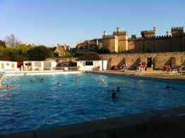 Open Air Pool Cirencester in the Cotswolds